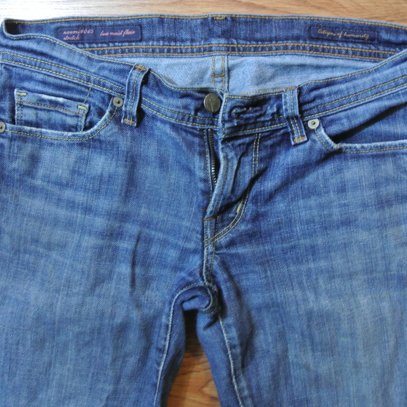 FLAWED Citizens Of Humanity 065 Naomi Flair Low - Picture 7 of 8